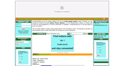 Desktop Screenshot of contactofindia.com